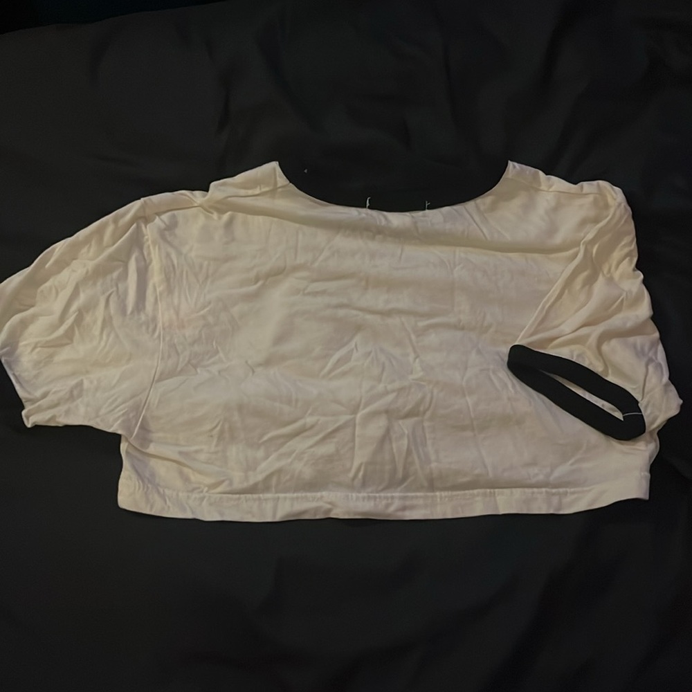 “Looking Like A Snack” extreme unisex crop top by Marek + Richard. - Picture 5 of 6